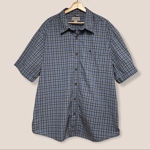 Carhartt Men’s Plaid Short Sleeve Button Up Shirt